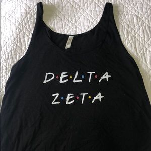 Delta Zeta “Friends” Theme Flow Cami